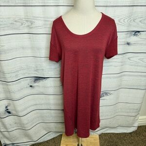 Rag & Bone Burgundy Short Sleeve shift dress